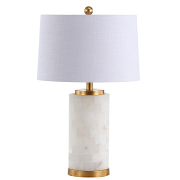Eliza 25.5" Alabaster LED Table Lamp - JONATHAN Y